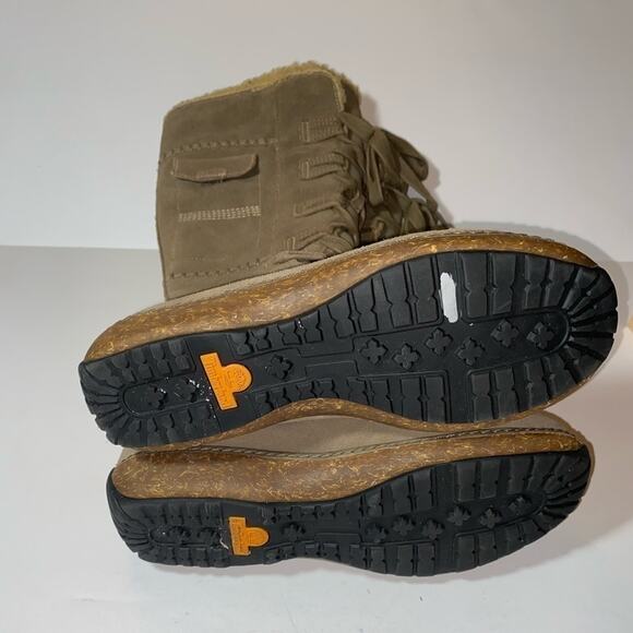 TIMBERLAND WOMENS “GRANBY” LACE UP BOOT SIZE 6.5 WORN ONCE!!! - Picture 1 of 7